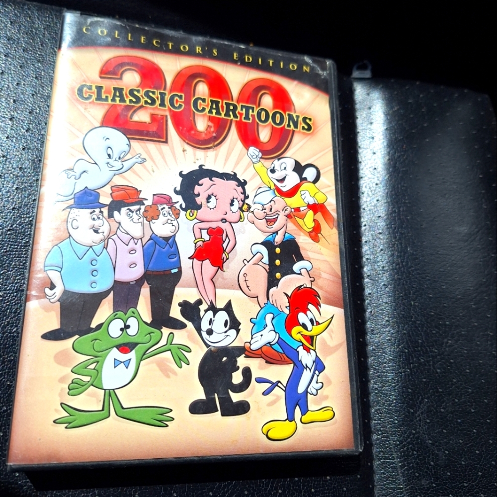 200 Classic Cartoons 4 disc dvd set